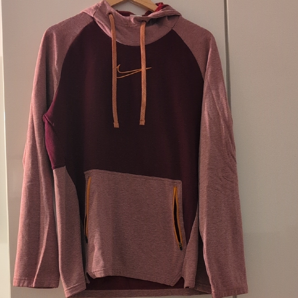 Nike Red and Pink Hoodie